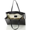 MARCO MAZZINI Čierna dámska elegantná shopper kabelka