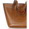 MARCO MAZZINI Hnedá priestranná shopper kabelka