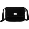 Peterson čierna crossbody kabelka s chlopňou
