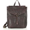 MARCO MAZZINI Tmavohnedý kožený batoh