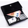 Rovicky čierna kožená peňaženka s RFID V303 (Veľkosť ONE SIZE)
