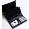 Rovicky čierna kožená peňaženka s RFID V303 (Veľkosť ONE SIZE)