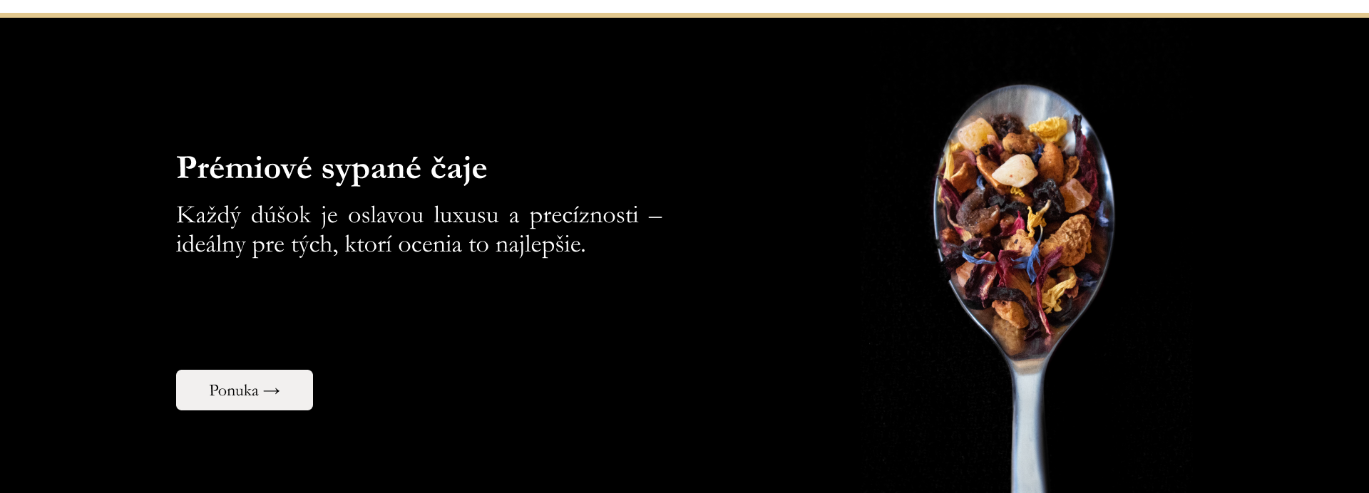 Prémiové sypané čaje
