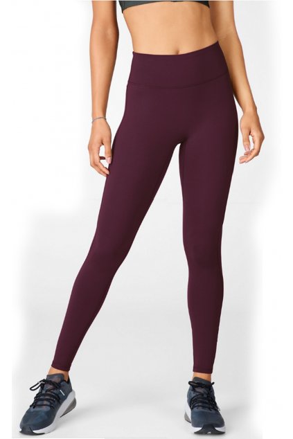 Dámské prodloužené legíny Burgundy 1