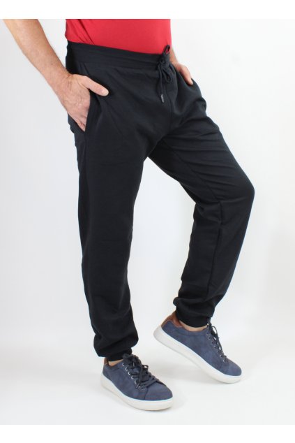 Pánské prodloužené tepláky DON black 2série 1