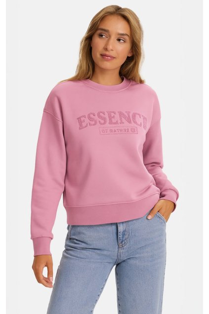 Dámská prodloužená mikina Felice pink 4