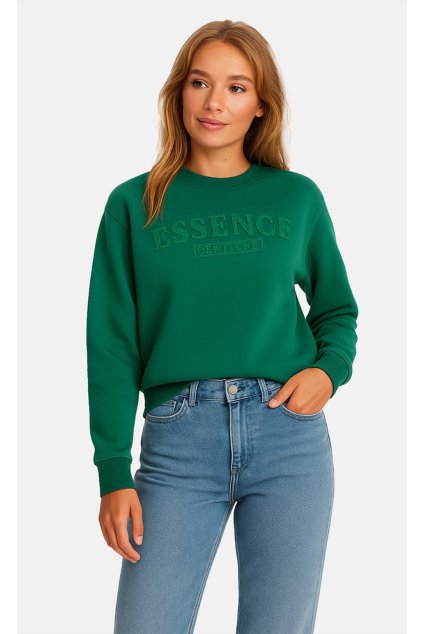 Dámská prodloužená mikina Felice green 4