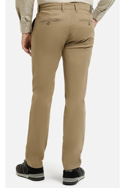 Pánské prodloužené Chino kalhoty béžové 3