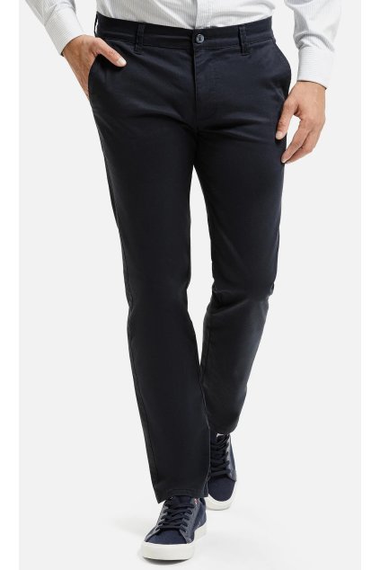Pánské prodloužené Chino kalhoty tmavé navy 1