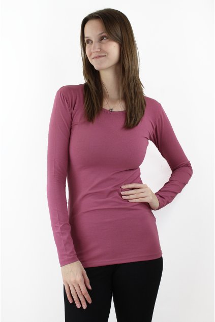 Dámské prodloužené triko LEO Lilac 1