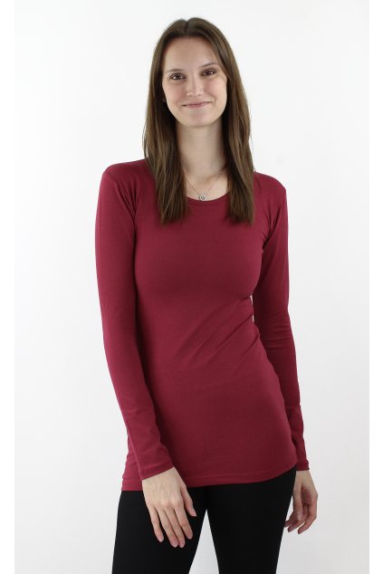 Dámské prodloužené triko LEO Rhododendron 1