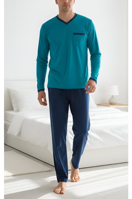 Pánské prodloužené pyžamo Bart