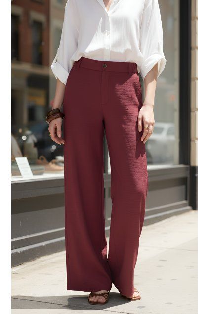 Dámské prodloužené kalhoty CHERRY 8