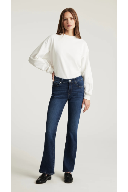 Dámské prodloužené džíny Maria deep brushed 2