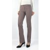 Dámské prodloužené kalhoty Lira hnědé 1