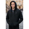 Pánská prodloužená mikina Paul černá s kapucí