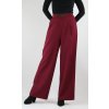 Dámské prodloužené kalhoty SUE dark red 2