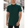Pánské prodloužené triko zelené