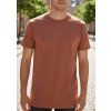 Pánské prodloužené triko cinamon