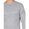 Pánské prodloužené triko šedý melír detail