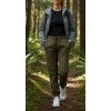 Dámské prodloužené cargo kalhoty khaki