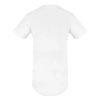 Pánské prodloužené bílé triko 4