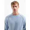 Pánský prodloužený svetr EX bledě modrý 4