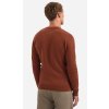 Pánský prodloužený svetr EX cihlový šikmý pruh 2