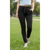 Dámské prodloužené černé tepláky manžeta 2