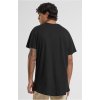 Pánské prodloužené triko URB Black 2