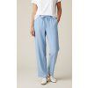 Dámské prodloužené kalhoty Caludette Linen blue 4