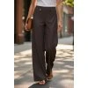 Dámské prodloužené kalhoty NORA Brown 2