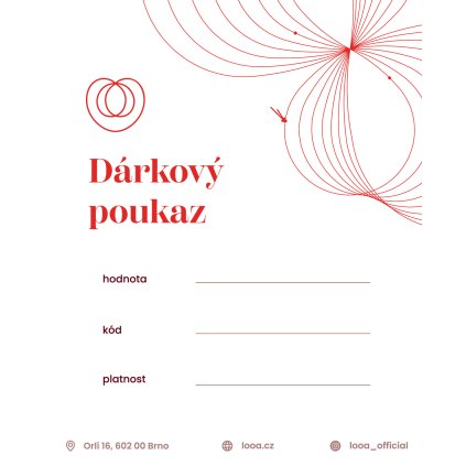 LOOA dárkový poukaz looa