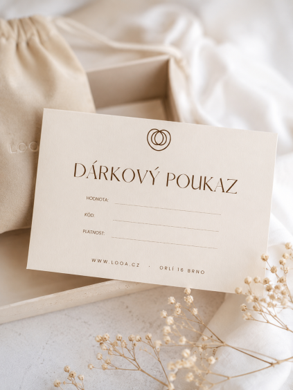 Dárkový poukaz sperky looa