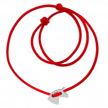 sperky looa naramek jednorozec bile zlato