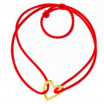 srdíčko šperky looa žluté zlato