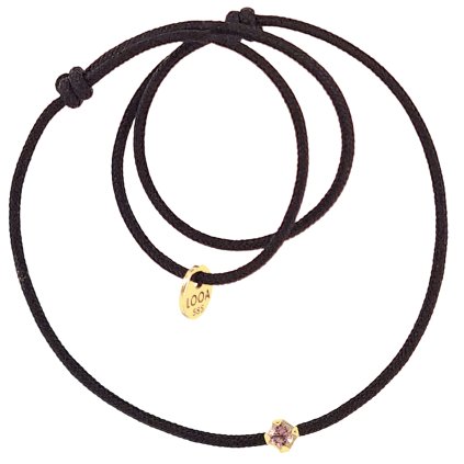 náramek se safirem sperky looa brno zlute zlato hnedy