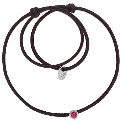 náramek se safirem sperky looa brno bile zlato cerveny