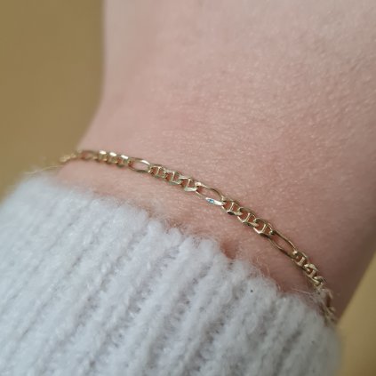 Náramek LOOA- poslední příležitost, žluté zlato