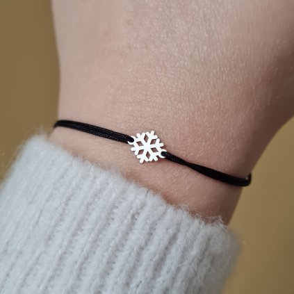 Náramek vločka- poslední příležitost, stříbro