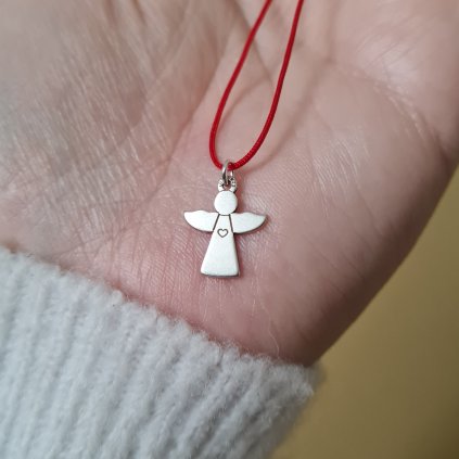 Anděl, přívěsek- poslední příležitost, stříbro