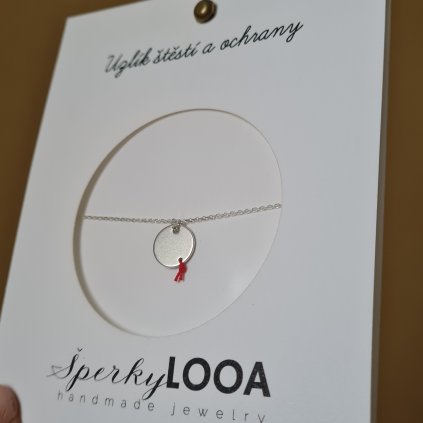 Medailon uzlík štěstí- poslední příležitost, stříbro