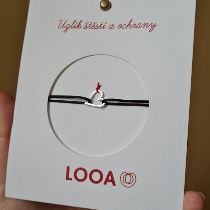 Duté srdíčko, náramek- poslední příležitost, stříbro