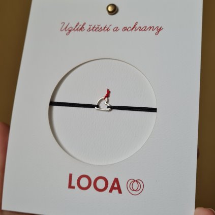 Duté srdíčko, náramek- poslední příležitost, stříbro