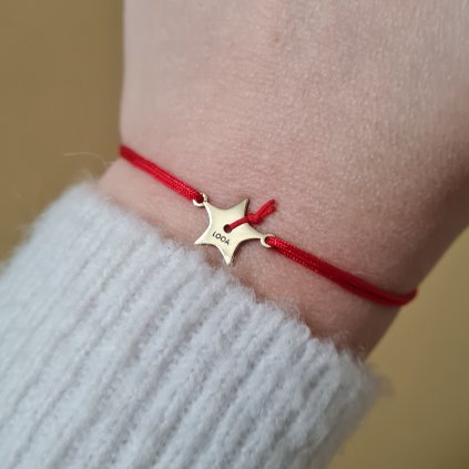 Hvězda s uzlíkem štěstí- poslední příležitost, žluté zlato