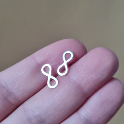 Náušnice Nekonečno - poslední příležitost, stříbro