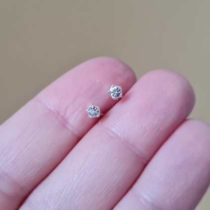 Náušnice Zirkony - poslední příležitost, stříbro