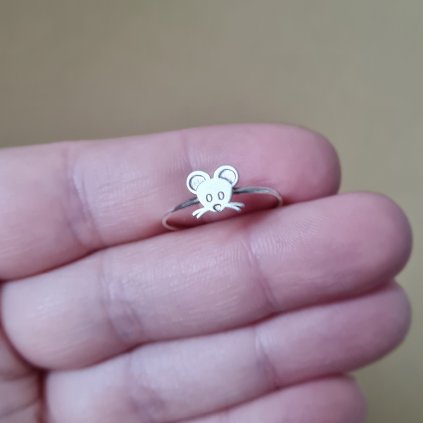 Prsten Myška- poslední příležitost, stříbro