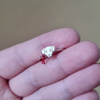 Prsten Pejsek 54- poslední příležitost, stříbro