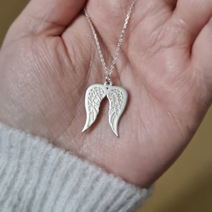 Andělská křídla, přívěsek- poslední příležitost, stříbro